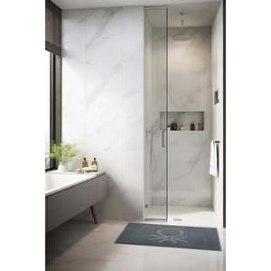 Be-0182-Dgy ผ้าขนหนูเช็ดเท้าในห้องน้ำ 100% คอตตอน สีเทาเข้ม 50x80 ซม. - สีเทาเข้ม - Product Image 1