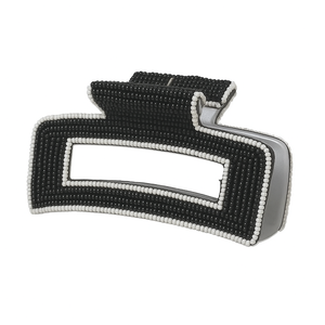 Nouveauté : pince à cheveux brodée de perles, pince à cheveux brodée de perles colorées pour femmes et filles - Product Image 5