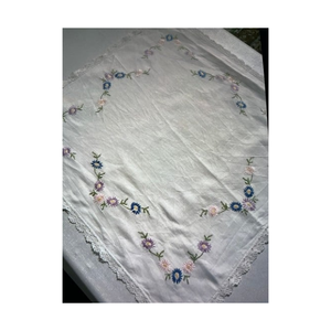 Nappe en coton durable à franges, tissage sergé, 280 GSM, lavable en machine, idéale pour les mariages, les banquets, la décoration de la salle à manger - Product Image 3