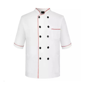 เสื้อโค้ทเชฟสำหรับร้านอาหารร้านอาหารและบาร์เครื่องแบบพนักงานออกแบบโดยผู้ผลิตที่ดีที่สุดสำหรับร้านอาหารและบาร์