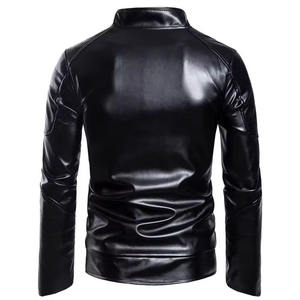 Veste en cuir de vachette matelassé noir Custom Slim-Fit Outwear Tendance Style à la mode Veste de haute qualité en gros pour hommes - Product Image 4