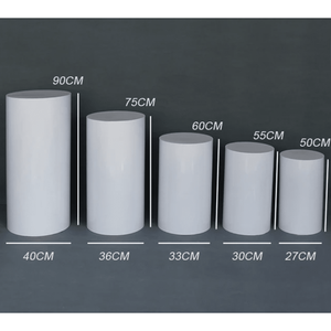Juego de Soportes Cilíndricos de 5 Piezas 40x90cm 36x75cm 33x60cm 30x58cm 27x50cm Decoraciones para Fiestas - Product Image 1