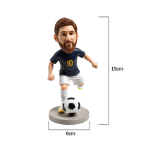 Trofeo de Resina 3D Personalizado del Copa América 2026, Adorno de Jugador de Fútbol Pintado a Mano, Base con Logotipo del Equipo, Premio de Fútbol Personalizado