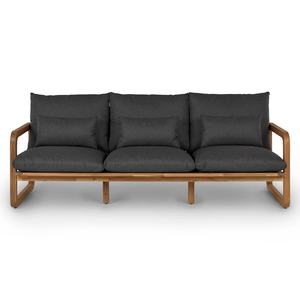 Sofá de 3 plazas con tapicería suave, cojines de alta densidad y Marco elegante, ideal para salas de estar modernas y de mediados de siglo. - Product Image 2