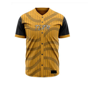 100% Polyester High Quality Baseball Uniform Adults Unisex Printed V-<b>neck</b> Sets Quick Dry Breathable <b>Light</b> Weight Customized - Product Image 4