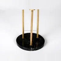 Tempat Lilin Logam Buatan Tangan yang Sedang Tren, Dekorasi Mewah untuk Meja Makan, Acara Pernikahan, Grosir, Cetak Digital Buatan Tangan Zahid