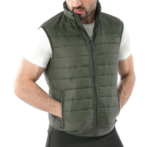 Chaqueta Acolchada Personalizada sin Mangas para Hombre con Tela Resistente al Agua para Uso en Exteriores en Invierno, Chaquetas para Hombre - Product Image 3