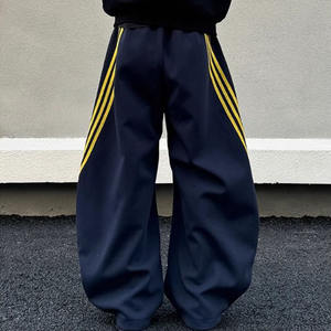 กางเกงวอร์มผ้าคอตตอนใช้ได้ทุกเพศกางเกงทรงแบ็กกี้จ็อกเกอร์ขากว้างพิมพ์ลายดิจิตอลโลโก้ตามสั่ง - Product Image 2