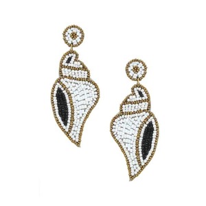 Hermosos pendientes bordados con cuentas hechos a mano semilla cuenta Boho pendiente para mujer chica buena calidad niñas mujeres pendientes bordados - Product Image 2