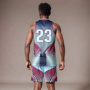 Uniformes de Baloncesto Personalizados Unisex con Nombre y Número de Equipo, Pantalones Cortos, Transpirables, 100% Poliéster, Antibacterianos, Tallas Grandes, Venta al Por Mayor - Product Image 6