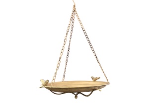 Bain d'oiseau/fontaine de bain d'oiseau décoration extérieure ornements/jardin arrière-cour Patio étang utilisation extérieure en extérieur Opp sac mangeoire - Product Image 4