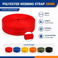 Ruban en polyester haute résistance 38 mm pour levage industriel, performance élevée, production OEM personnalisée, fournisseur