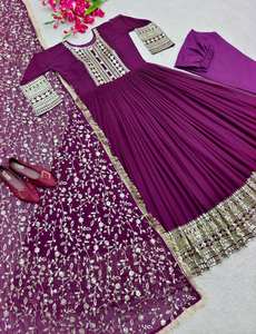 ชุดเดรสผ้าไหมงานปาร์ตี้สวยหรู ดีไซน์เนอร์ พร้อมผ้าคลุมไหล่แบบพัน ไม่ยับและยืดได้ - Product Image 3