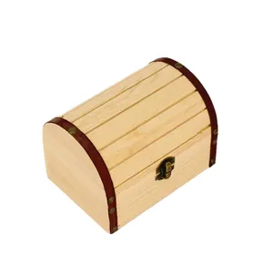 Arcón <span class=keywords><strong>Vintage</strong></span> <span class=keywords><strong>de</strong></span> <span class=keywords><strong>madera</strong></span> con remaches <span class=keywords><strong>de</strong></span> cuero, caja con cúpula <span class=keywords><strong>de</strong></span> <span class=keywords><strong>madera</strong></span> personalizada, tapas vapeadas, Cofre del Tesoro del pirata - Product Image 1