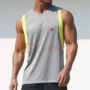 Débardeur de sport pour homme, personnalisé, à séchage rapide, respirant, écologique, en coton/fibre de bambou, style décontracté, couleur unie, très vendu - Product Image 2
