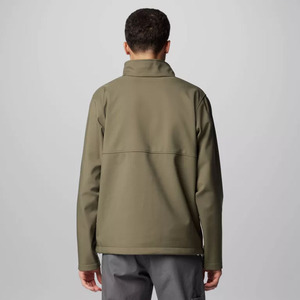 Veste bomber softshell pour homme, imperméable, coupe-vent, respirante, design personnalisé, motif patchwork, service OEM - Product Image 2