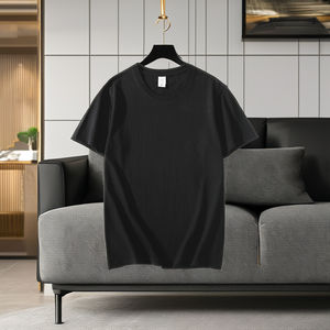 Vente en gros 100% coton T-shirts à col rond uni pour hommes Impression de logo personnalisé T-shirts de haute qualité T-shirt pour hommes - Product Image 4
