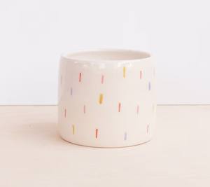 Maceta Moderna de Cerámica con Diseño Moteado, Duradera, para Plantas Suculentas de Interior, Elegante Adorno Decorativo para el Hogar - Product Image 2