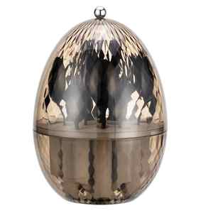 Newest Design Glass Cutlery Egg Shape Holder for Home Restaurant & Dinnerware Set Brown Color Spoon <b>Knife</b> & Fork Dinnerware Sets - Product Image 1