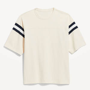 T-shirt ajusté à manches courtes, décontracté et basique, imprimé en sérigraphie personnalisée, haute qualité 100% coton biologique, T-shirts pour hommes - Product Image 6