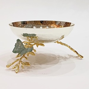 Soporte de chocolate de calidad avanzada en forma redonda con soporte de chocolate pulido dorado para servir chocolate y servir postres - Product Image 2