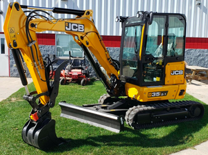 Mini-excavatrice JCB 35Z-1 la plus vendue, pelle compacte sur chenilles de 3 tonnes avec godet de 3 m, moteur et engrenages pour la construction agricole - Product Image 4
