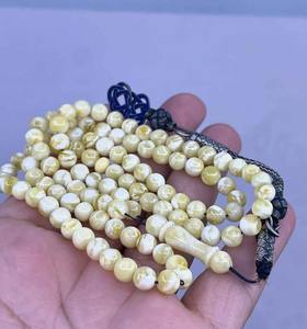 Rosario Religioso Personalizado de Fábrica, Tasbih Islámico de 99 Cuentas de Acrílico, Pulsera de Oración con Colgante - Product Image 4