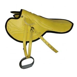 Selle de cheval synthétique de course d'exercice la plus vendue produits anglais de course de chevaux d'Inde - Product Image 1