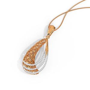 Mina Lattice Diamond Pendant 925 Sterling Silver Fine Jewelry Colgantes & Charms Elegante diseño arquitectónico Regalo para mujeres - Product Image 2