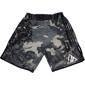 Pantalones Cortos de MMA Hechos a Medida, Transpirables, de Punto, Cintura Media, Estilo Casual de Combate, con Estampado Sublimado y Logotipo Bordado, Venta al Por Mayor - Product Image 5