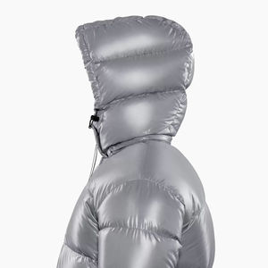 Vente en gros 2024 Veste bouffante grise de luxe décontractée pour femmes Manteau d'hiver chaud à col montant de qualité supérieure à prix réduit - Product Image 4