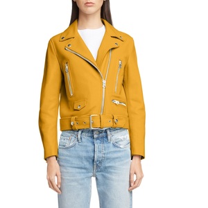 Chaquetas de Cuero Genuino Nuevas para Mujer - Prendas Exteriores de Cuero Real Suaves, Duraderas y Elegantes - Chaqueta de Cuero Personalizada para Mujer - Product Image 4