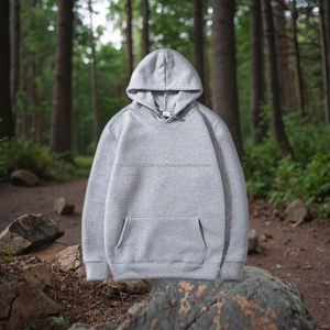 Sudadera con Capucha de Terciopelo Ligero de 220g, Color Sólido, Nueva, Talla Grande para Hombre y Mujer, Otoño Invierno, Directo de Fábrica - Product Image 1