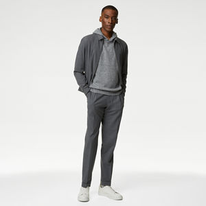 Nueva tendencia, sudaderas con capucha con estampado personalizado para hombre, sudaderas térmicas de invierno transpirables de lana pesada de algodón/poliéster - Product Image 4