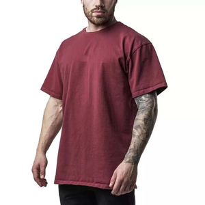 Camisetas de algodón 100% con estampado y bordado personalizado de la mejor calidad para ropa de hombre, ropa de calle de moda, manga corta de gran tamaño - Product Image 5