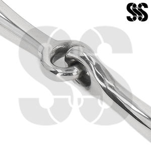 Bocado Ecuestre de Acero Inoxidable Resistente, Control Fuerte, Resistente al Óxido, Acabado Liso, Cómodo para Entrenamiento y Competición - Product Image 6