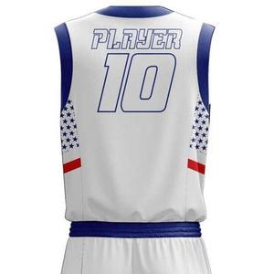 Uniforme de baloncesto reversible personalizado para hombre, camiseta de baloncesto de secado rápido, ropa deportiva, pantalones cortos de baloncesto de verano Bsci - Product Image 5