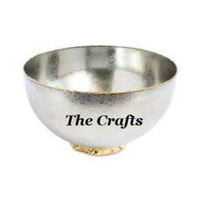 Bol de service en aluminium couleur argent avec vaisselle de qualité supérieure Bol à chocolats pour la maison - Product Image 6