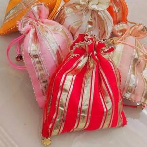 Traditional Women's Indian potlis <b>bags</b> for bridesmaid Multi-Colour for Wedding pooja <b>Gifting</b> Indian <b>party</b> favors Eid favors - Product Image 6