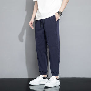 Personalizado OEM Hombres Recto Ligero Media Cintura Casual Joggers Pantalones deportivos Pantalones de algodón Nuevo estilo - Product Image 6