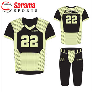 Uniformes de football américain Conception sur mesure avec patchs de broderie en sergé, - Product Image 2