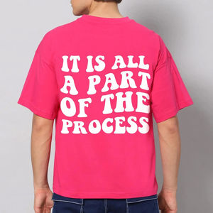 Camiseta de Hombre de Alta Calidad, Cuello Redondo, Manga Corta, Impresión Puff, Impresión de Logotipo Personalizado Disponible, Proveedor OEM ODM, Pakistán - Product Image 5