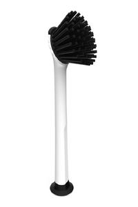 Silicone <b>Kitchen</b> & Bathroom Sink Cleaning Brush Bristle Material Suction Cups Dish Washing Countertop Sink <b>Cleaner</b> Car Pot Usage - Product Image 4