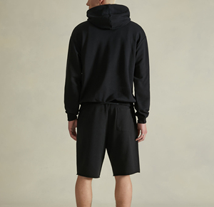 เสื้อฮู้ดดี้ทรงบ็อกซี่สำหรับผู้ชาย ผ้าฝรั่งเศสเทอร์รี่ 100% คอตตอน ทรงหลวม ไหล่ตก เหมาะสำหรับใส่ลำลองทุกวัน - Product Image 4