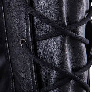 Fabricant pakistanais de vestes en toile et en cuir en gros, ceinture latérale, vestes décontractées pour hommes, nouvelle conception de moto, vestes imperméables OEM - Product Image 4