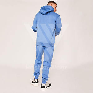 Chándales de hombre 2025 a granel, Material de lana de algodón a la moda, cuello con capucha, ropa de calle, chándal para invierno - Product Image 4