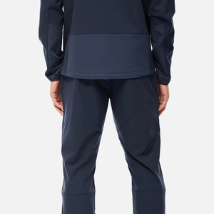 Survêtement de sport pour homme de haute qualité, couleur unie noire, imperméable, léger, coupe-vent - Product Image 3