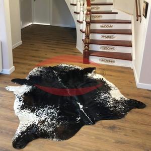 Peaux de vache en cuir véritable ISONZ noir et blanc, épaisseur 1,2-2,0 mm, 30 pieds, taille personnalisée pour ceintures, chaussures, décoration intérieure - Product Image 2