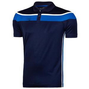 Polo de golf de haute qualité avec design personnalisé pour hommes, décontracté, intelligent, à manches courtes, revers brodé et style uni, vente en gros - Product Image 3