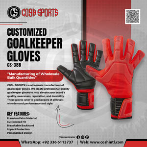 Gants de gardien de but pour adultes et jeunes, entraînement de match, couleur et logo personnalisés, gants de gardien de but pour toutes les conditions météorologiques, fournisseur - Product Image 6